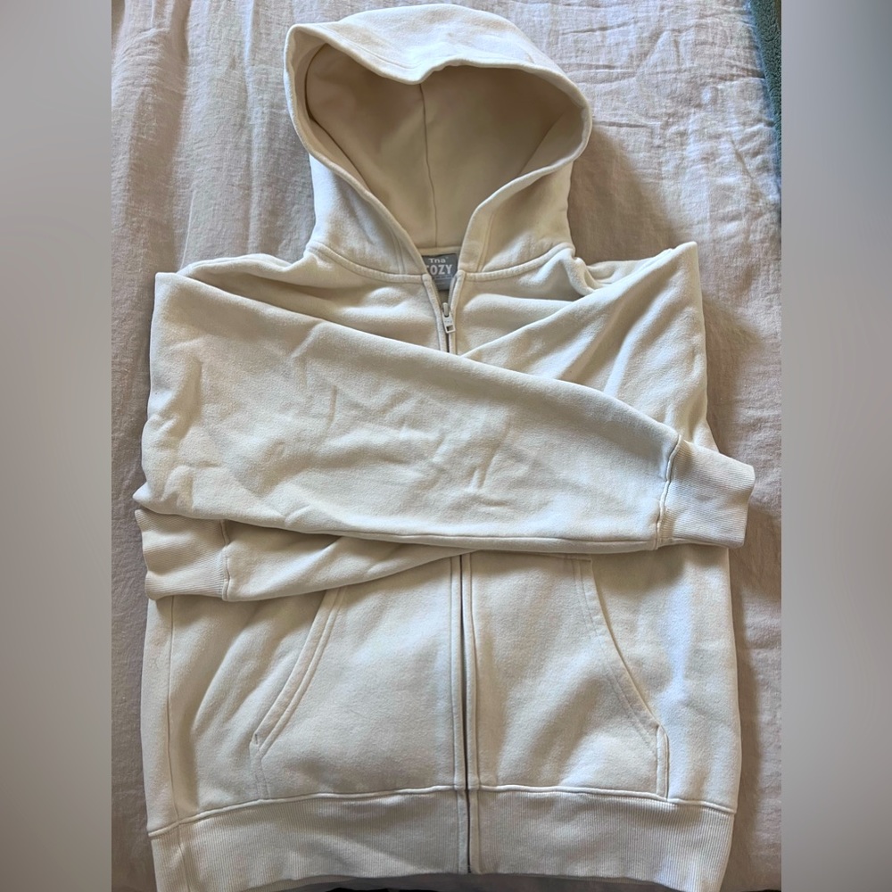 Aritzia Tna Cozy Fleece Perfect Zip Hoodie & Sweatpant